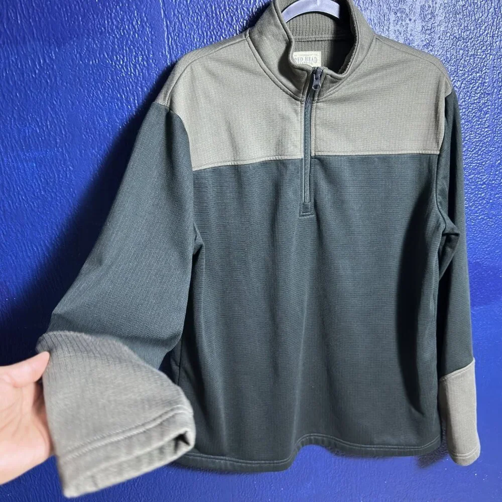 RedHead Red Head quarter zip pullover casual, travel - Picture 4 of 7